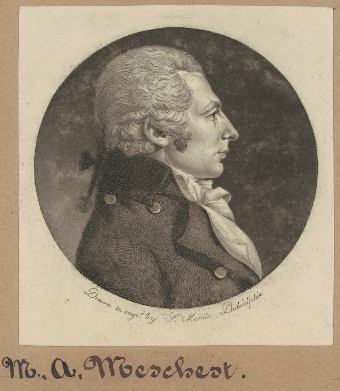 M. A. Meschert av Charles B. J. Févret de Saint Mémin