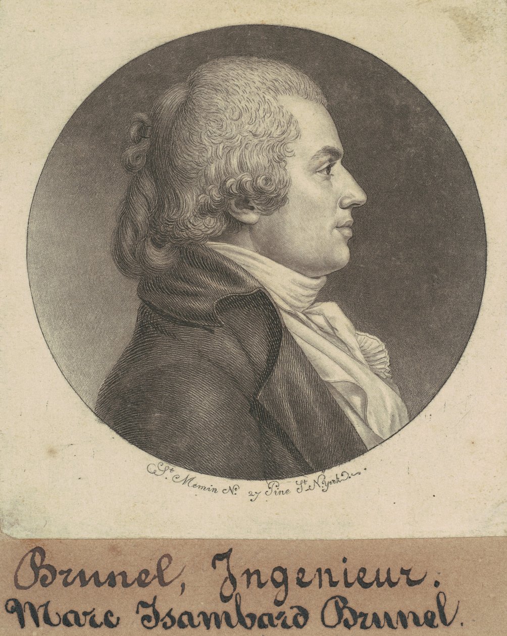 Marc Isambard Brunel av Charles B. J. Févret de Saint Mémin
