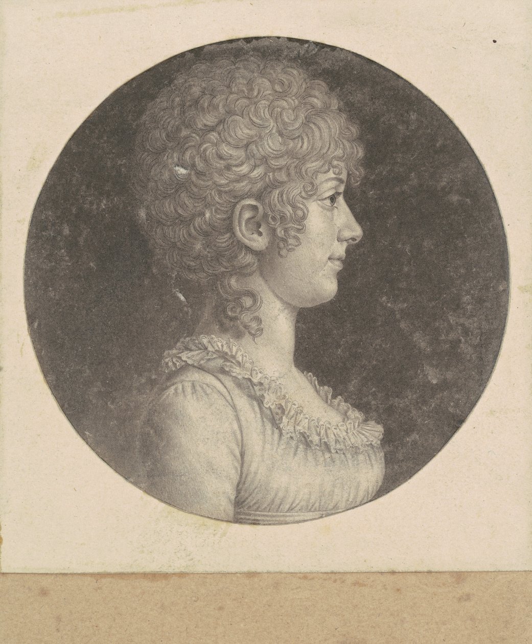 Margaret Polk av Charles B. J. Févret de Saint Mémin