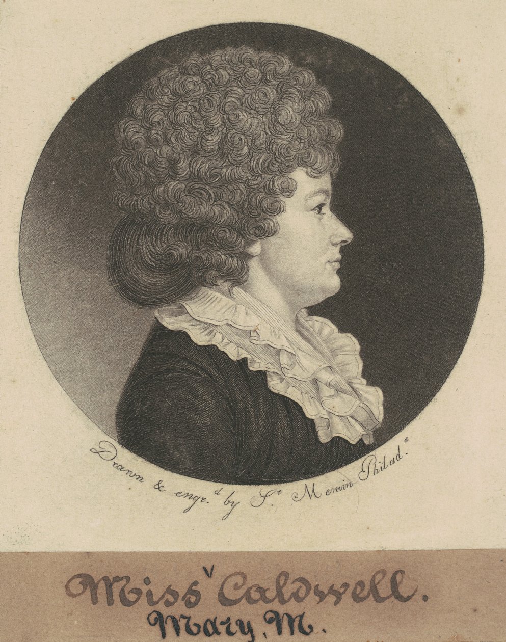 Mary M. Caldwell av Charles B. J. Févret de Saint Mémin