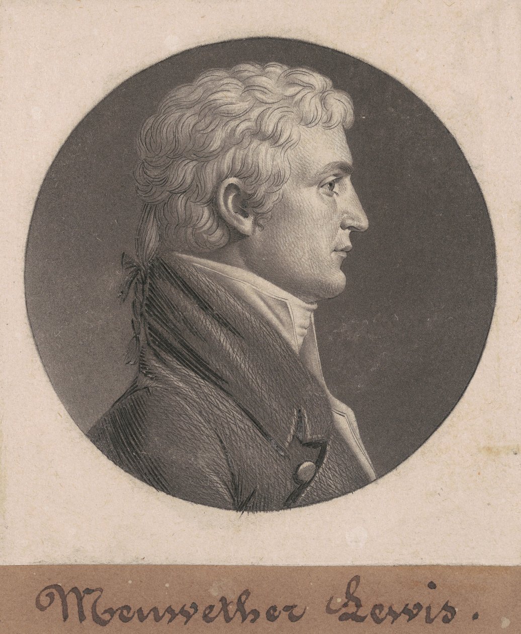 Meriwether Lewis av Charles B. J. Févret de Saint Mémin
