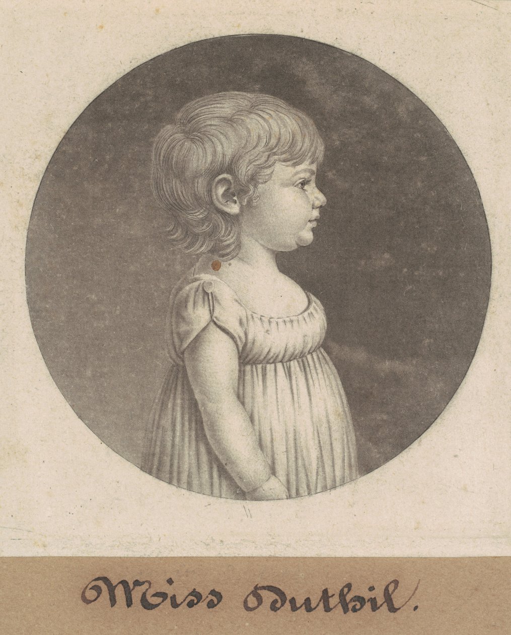 Frøken Dutilh av Charles B. J. Févret de Saint Mémin