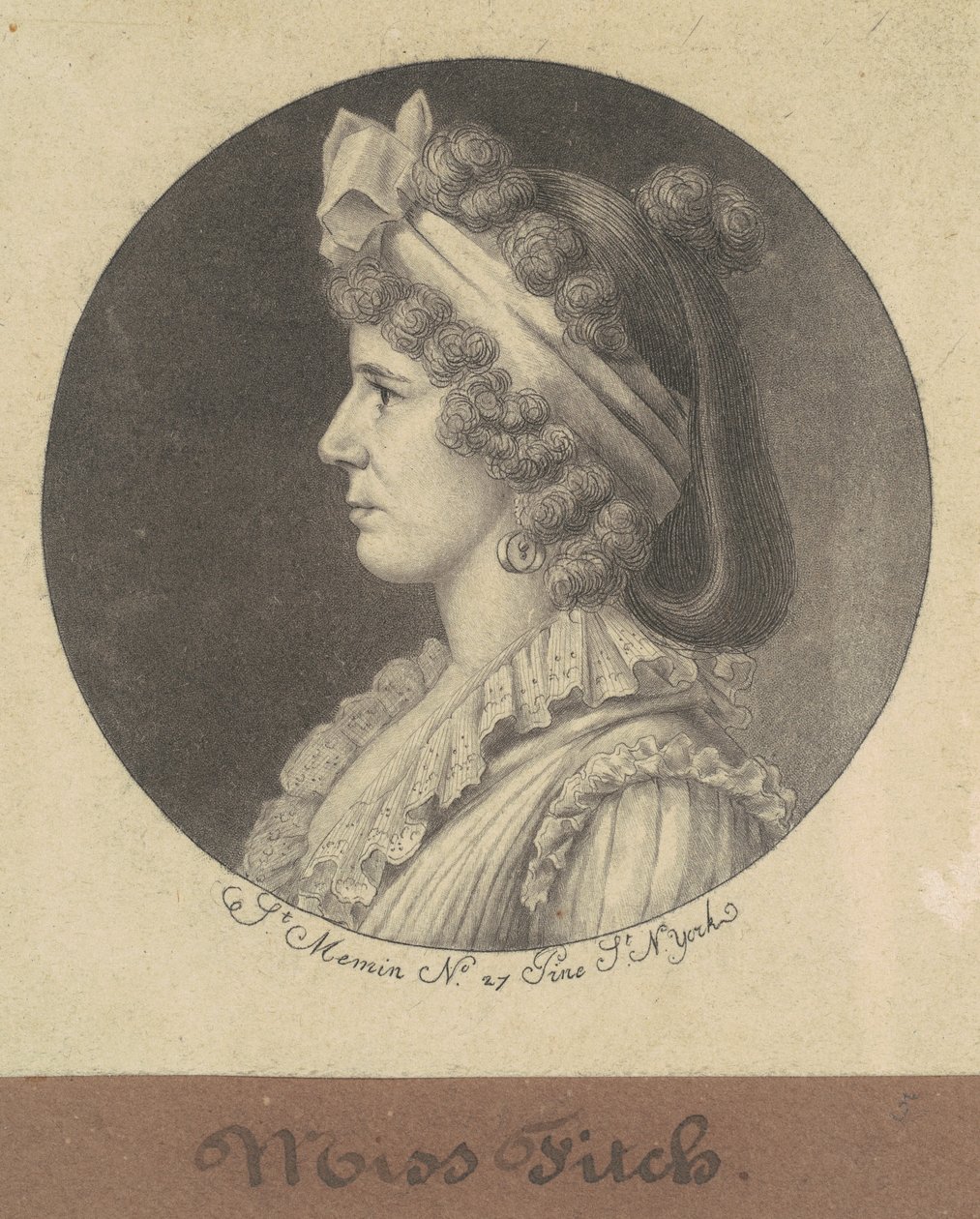 Frøken Fitch av Charles B. J. Févret de Saint Mémin