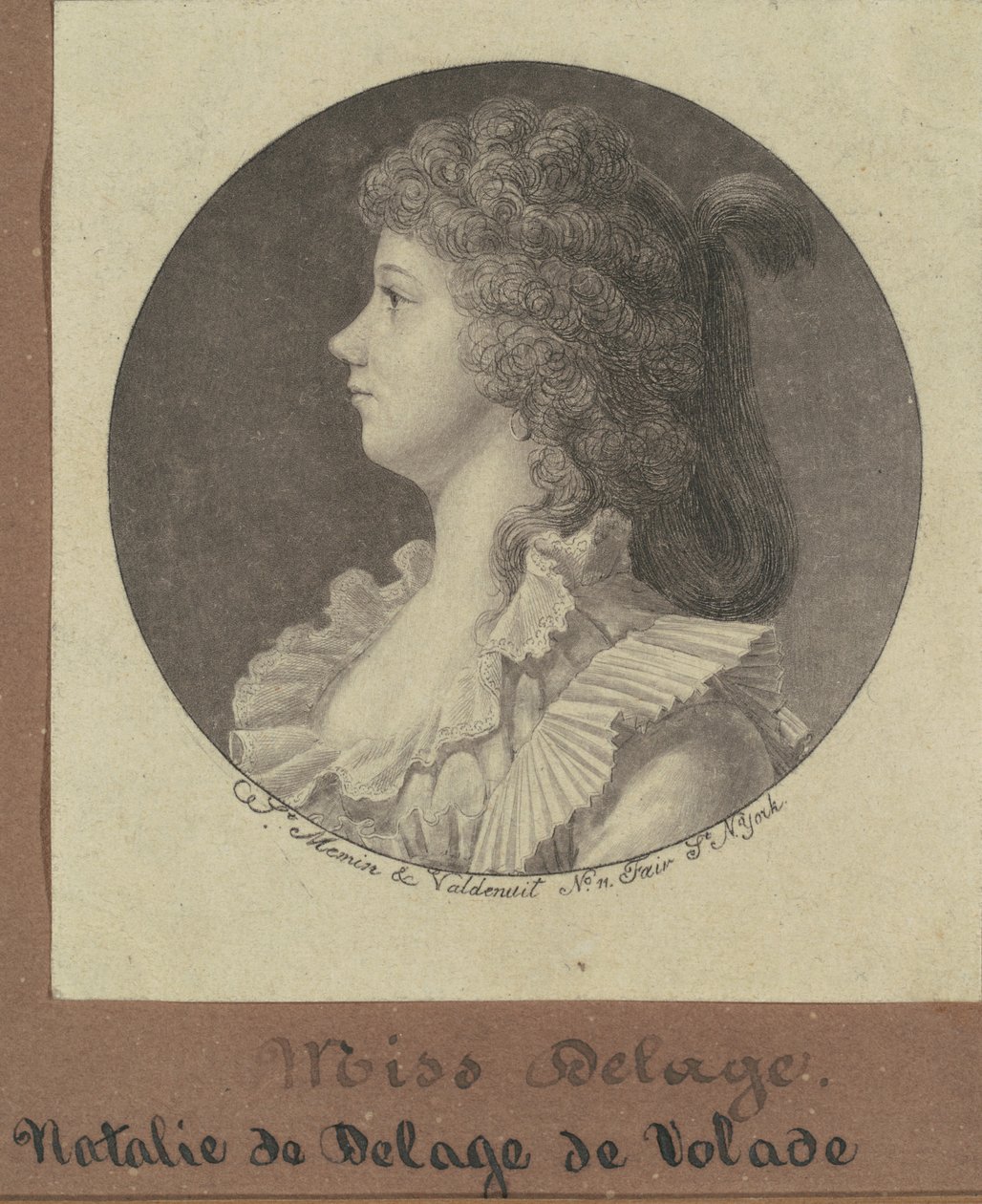 Natalie Marie Louise Stephanie Beatrice Delage de Volude av Charles B. J. Févret de Saint Mémin