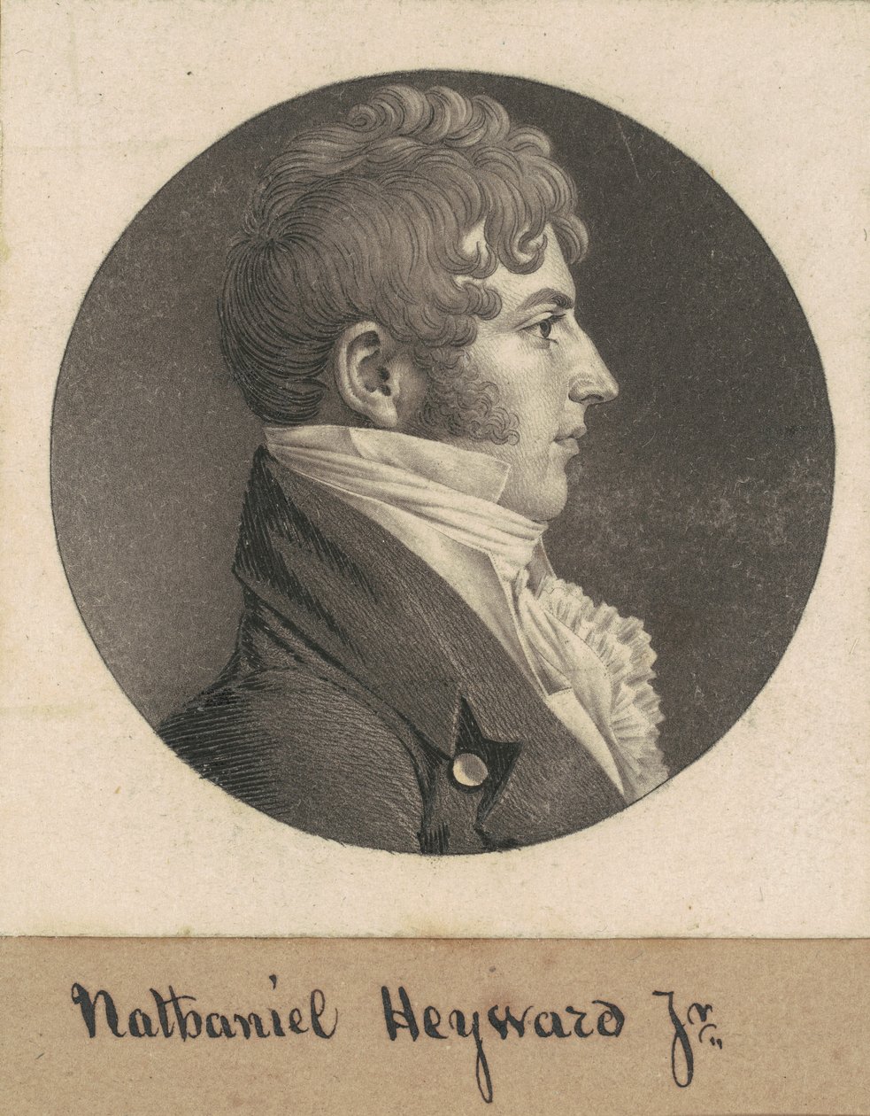 Nathaniel Heyward, Jr. av Charles B. J. Févret de Saint Mémin