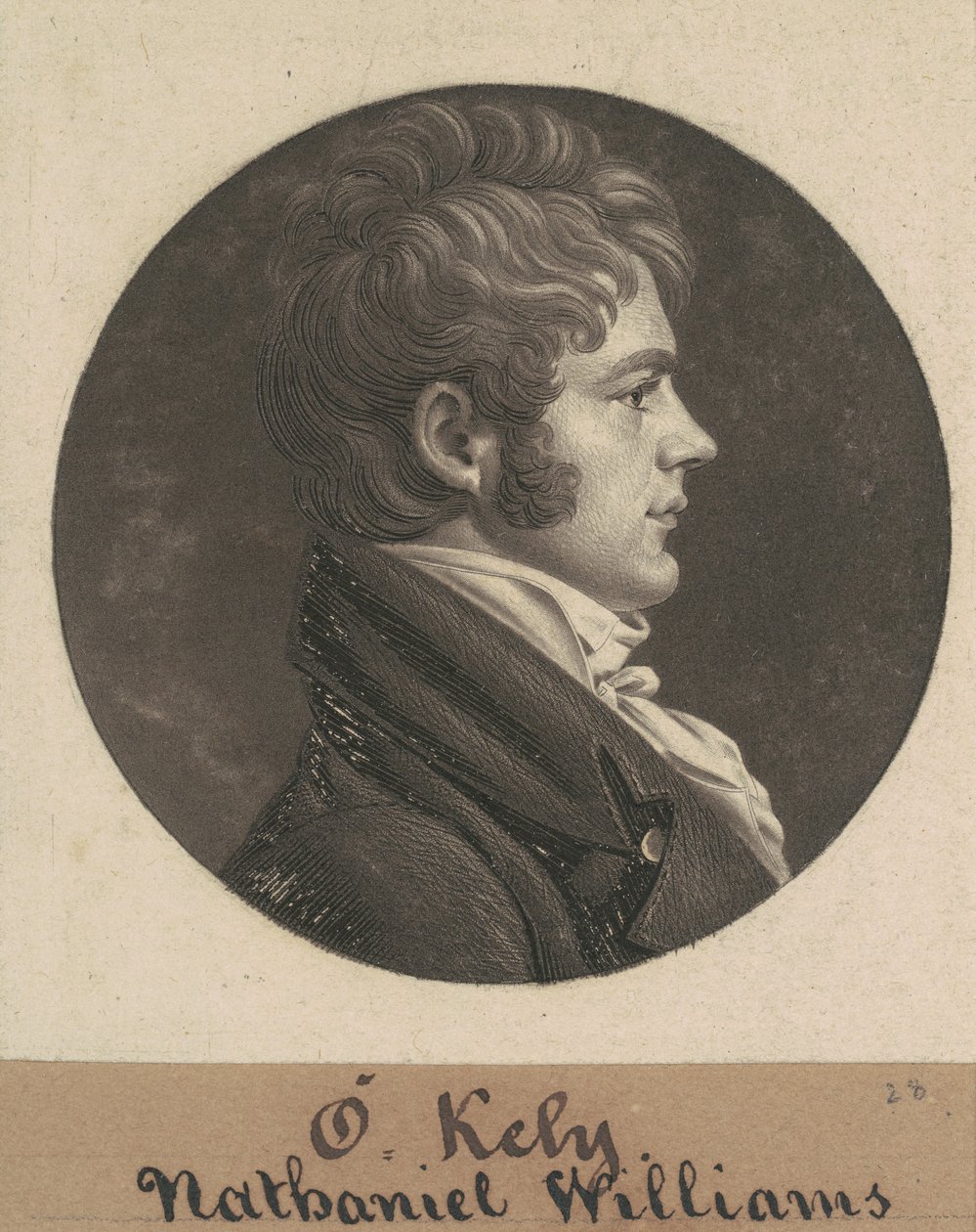 Nathaniel Williams av Charles B. J. Févret de Saint Mémin