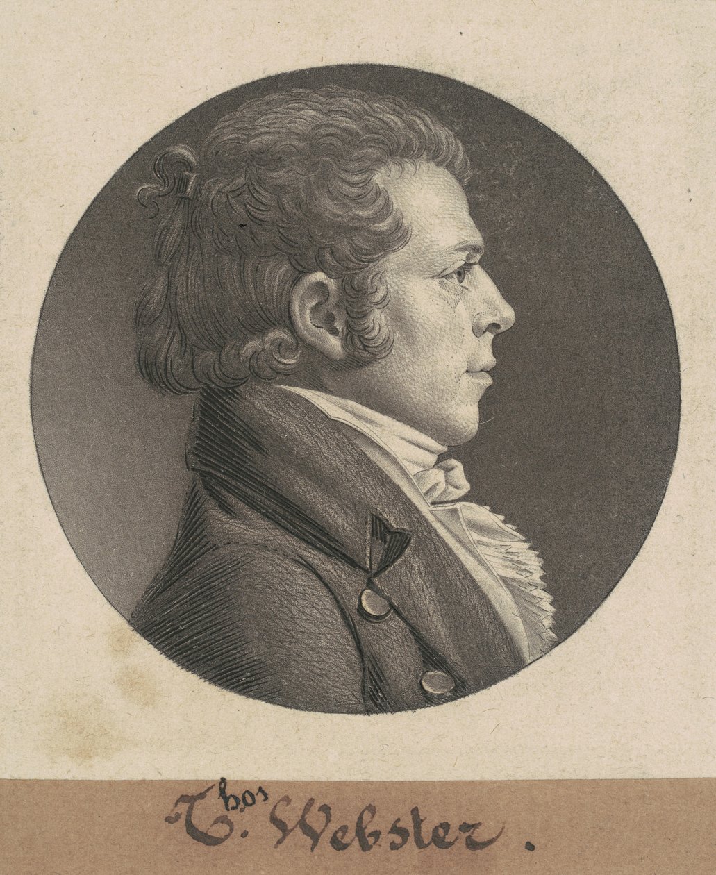 Nimrod Owings av Charles B. J. Févret de Saint Mémin