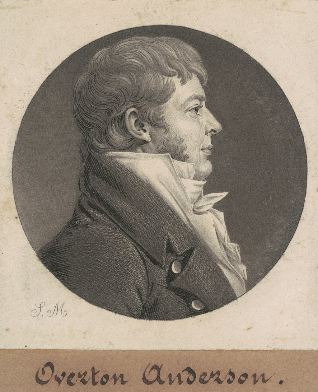 Overton Anderson av Charles B. J. Févret de Saint Mémin