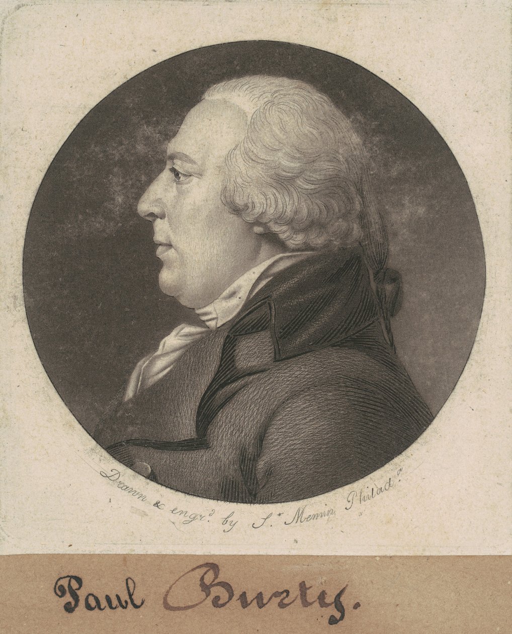 Paul Busti av Charles B. J. Févret de Saint Mémin