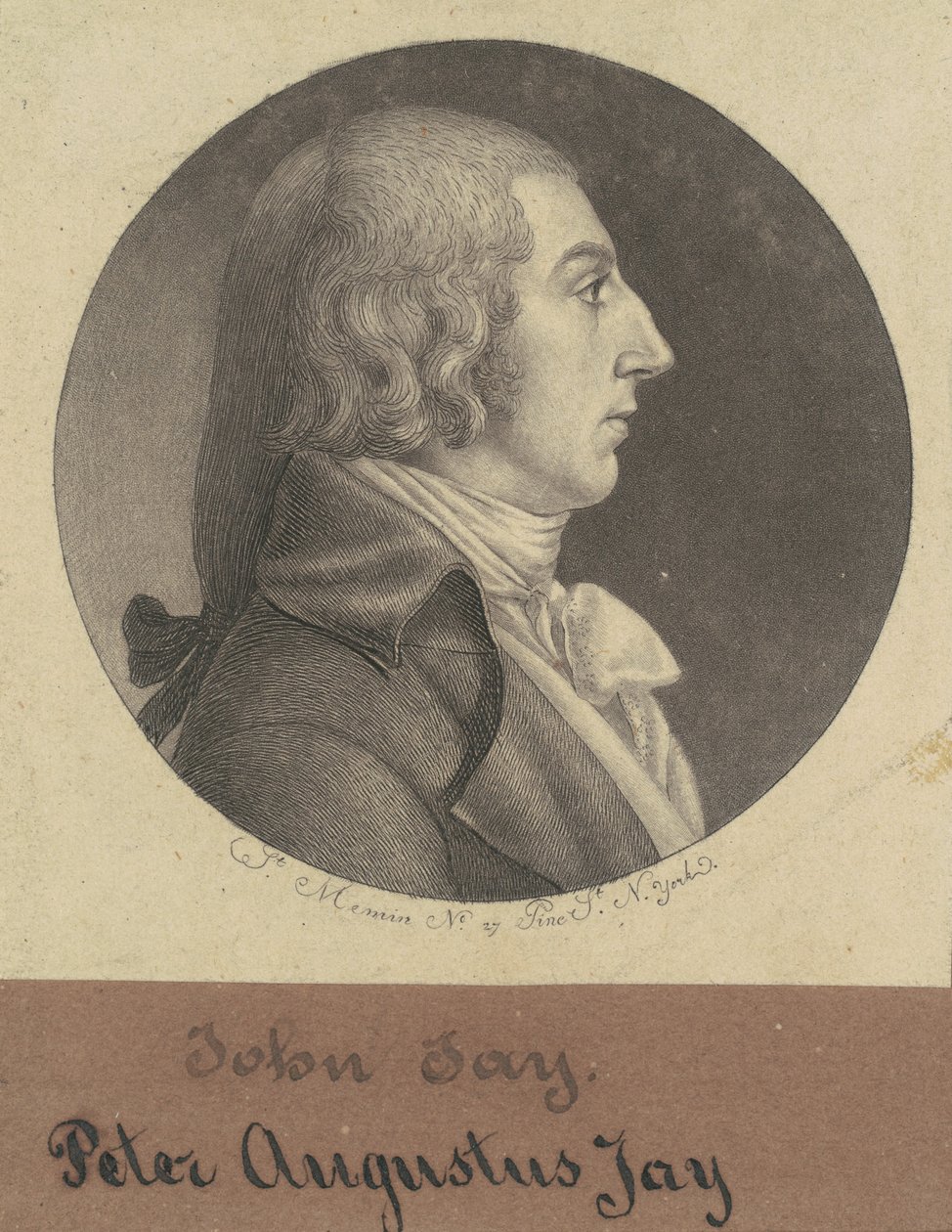 Peter Augustus Jay av Charles B. J. Févret de Saint Mémin