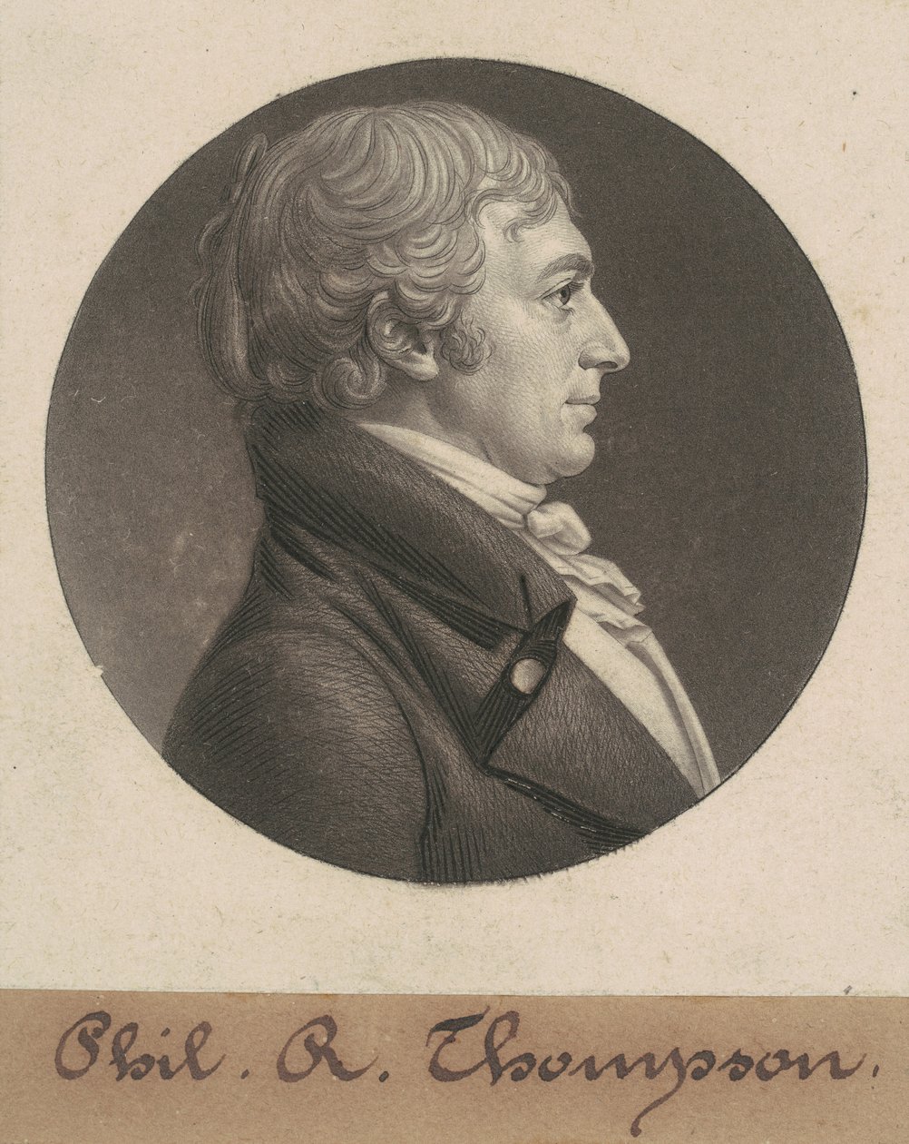 Philip Rootes Thompson av Charles B. J. Févret de Saint Mémin