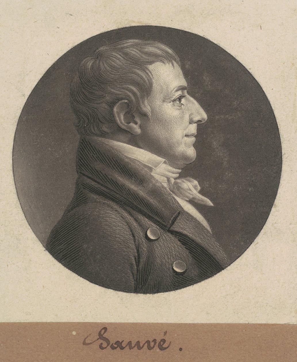 Pierre Sauve av Charles B. J. Févret de Saint Mémin