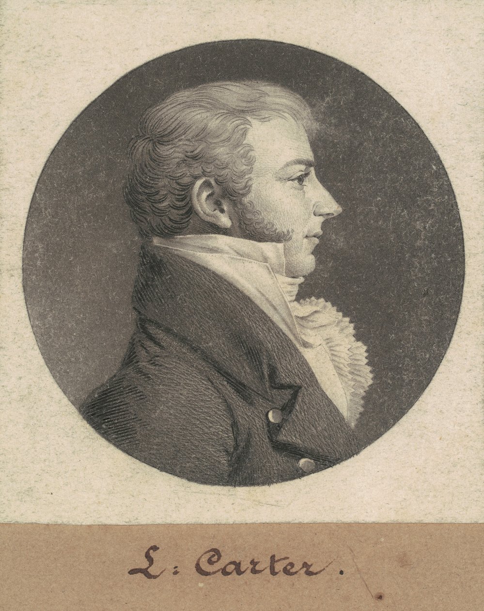 Robert Baylor Carter av Charles B. J. Févret de Saint Mémin