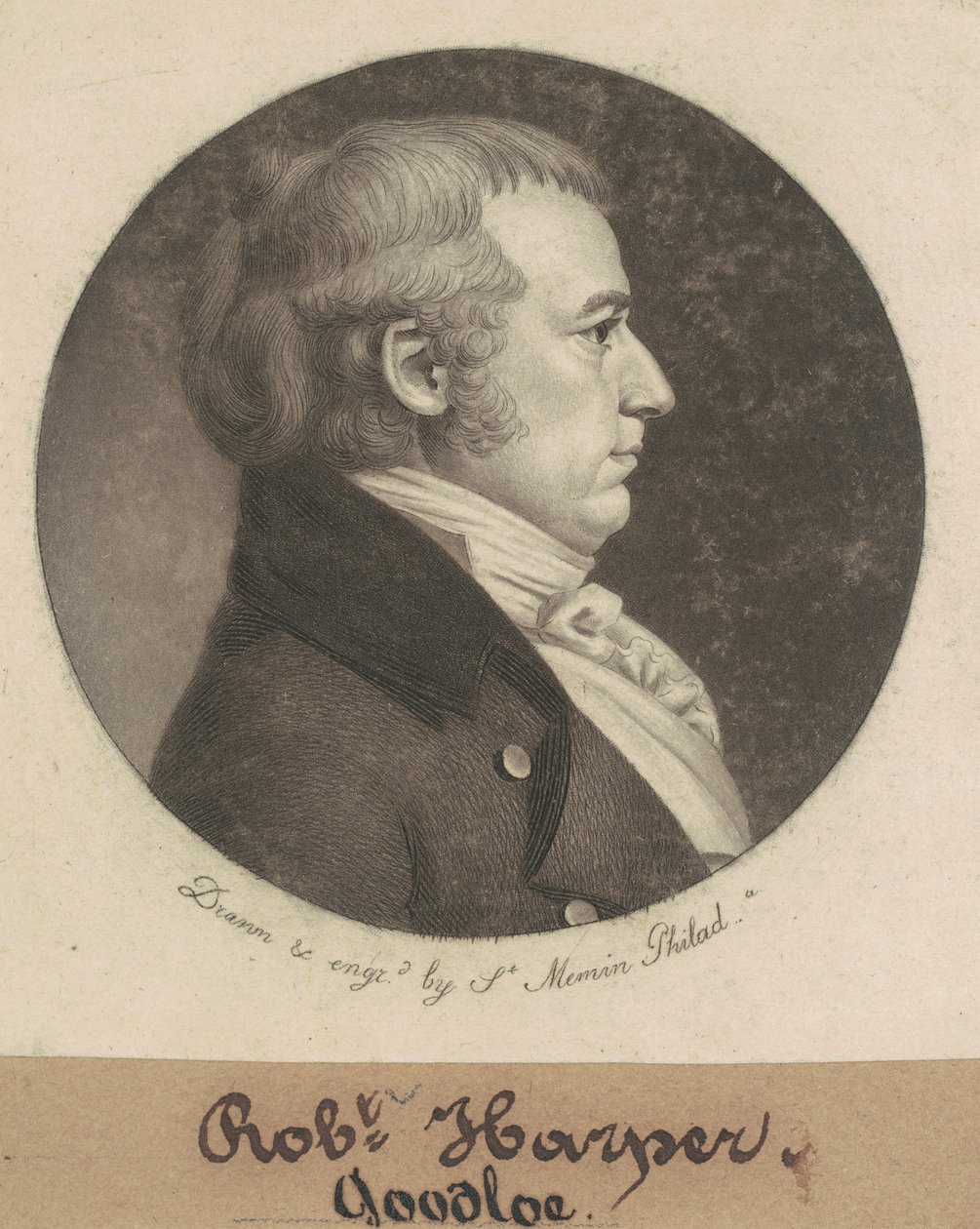 Robert Goodloe Harper av Charles B. J. Févret de Saint Mémin