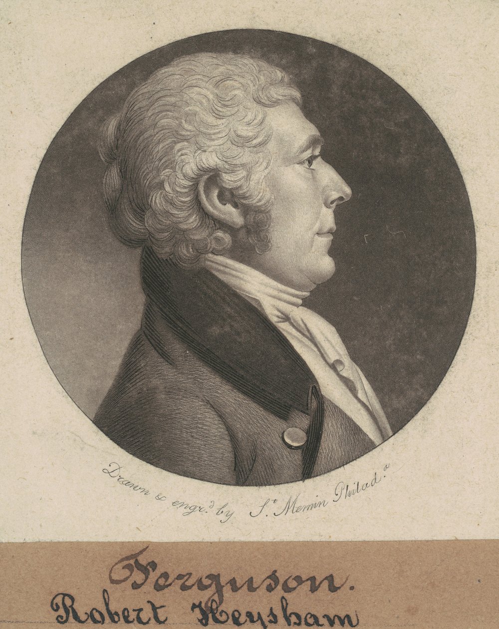 Robert Heysham av Charles B. J. Févret de Saint Mémin