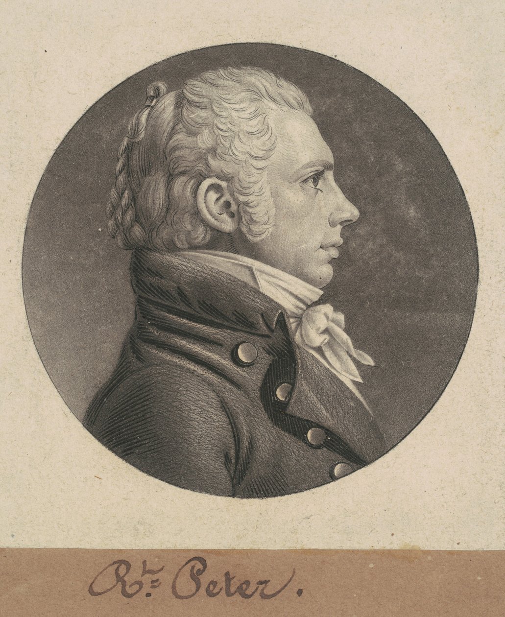 Robert Peter, Jr. av Charles B. J. Févret de Saint Mémin