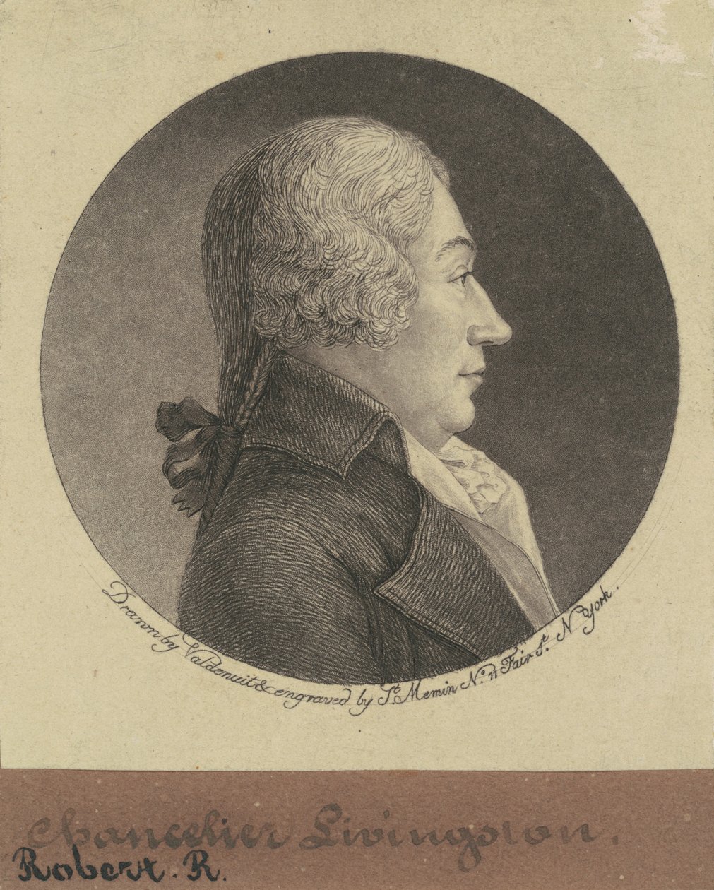 Robert R. Livingston av Charles B. J. Févret de Saint Mémin