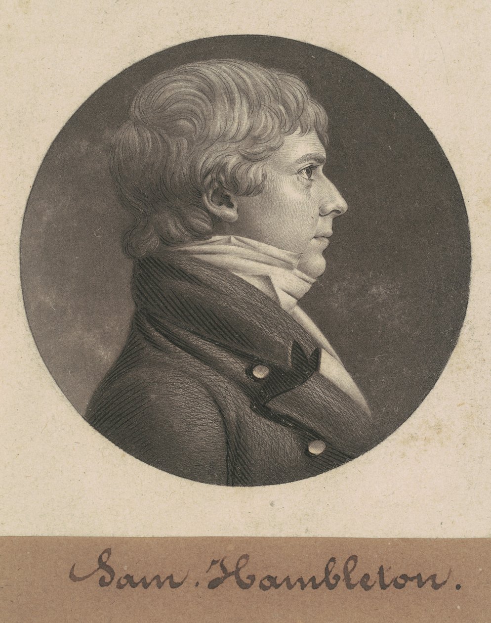 Samuel Hambleton av Charles B. J. Févret de Saint Mémin