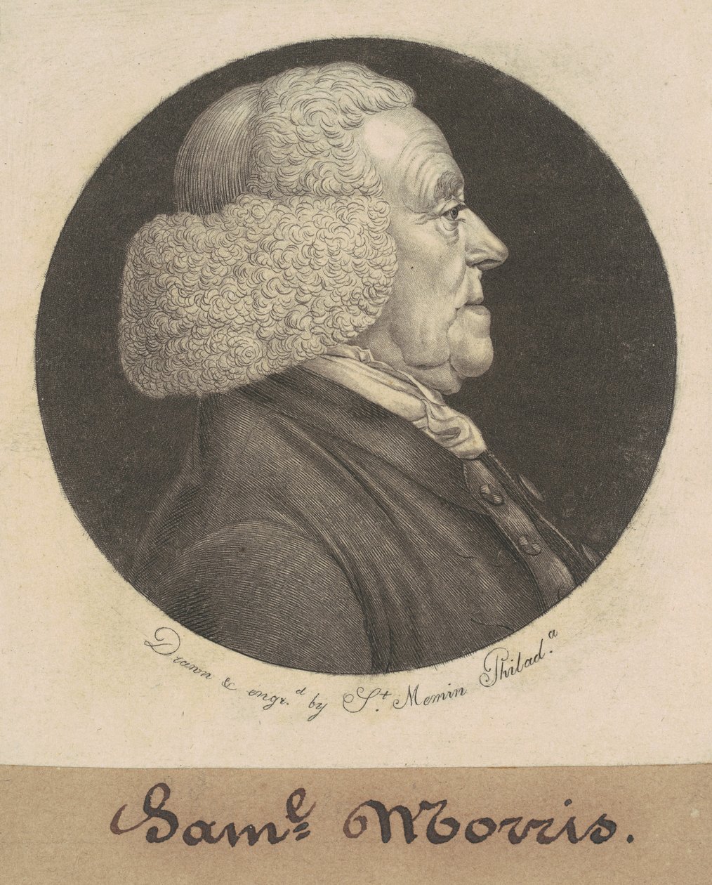 Samuel Morris av Charles B. J. Févret de Saint Mémin
