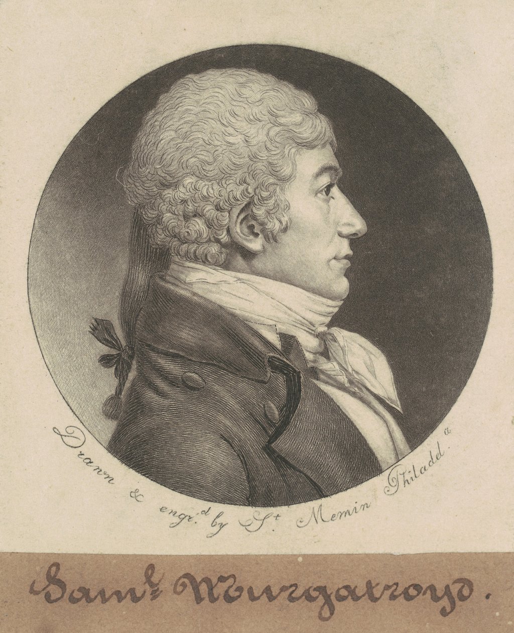 Samuel Murgatroyd av Charles B. J. Févret de Saint Mémin