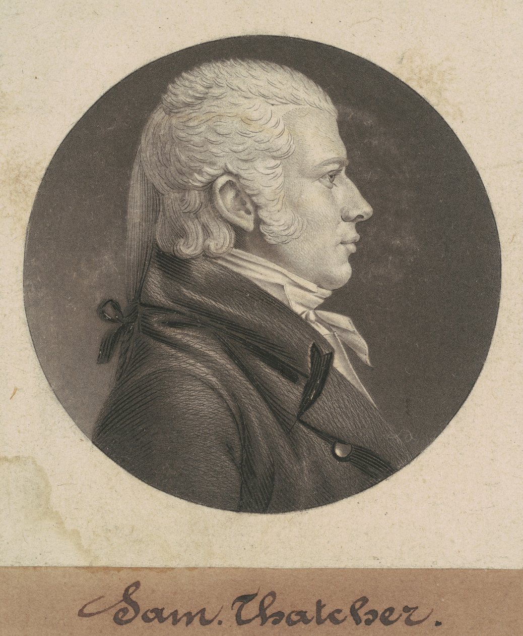 Samuel Thatcher av Charles B. J. Févret de Saint Mémin