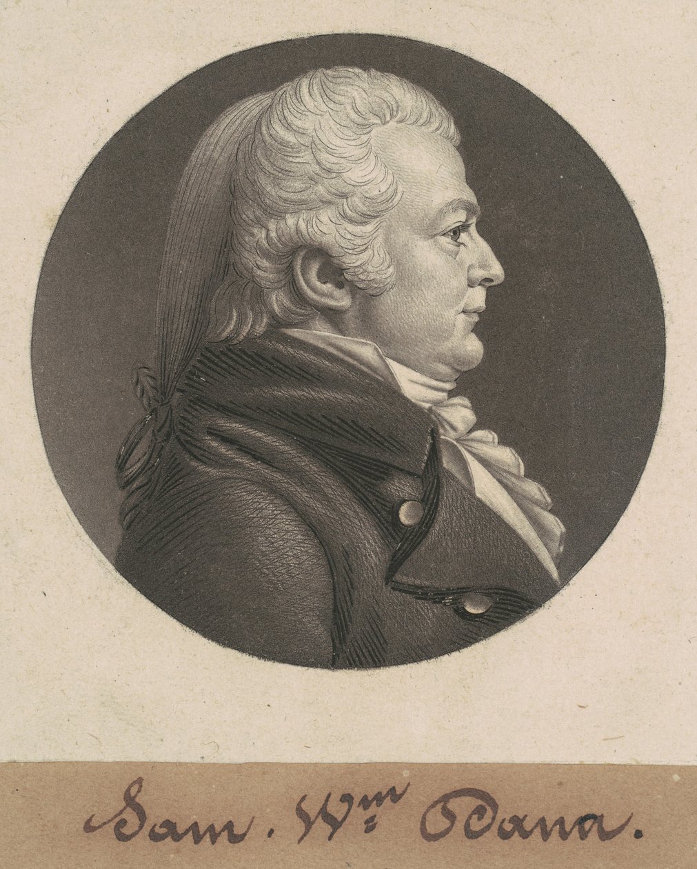 Samuel Whittelsey Dana av Charles B. J. Févret de Saint Mémin