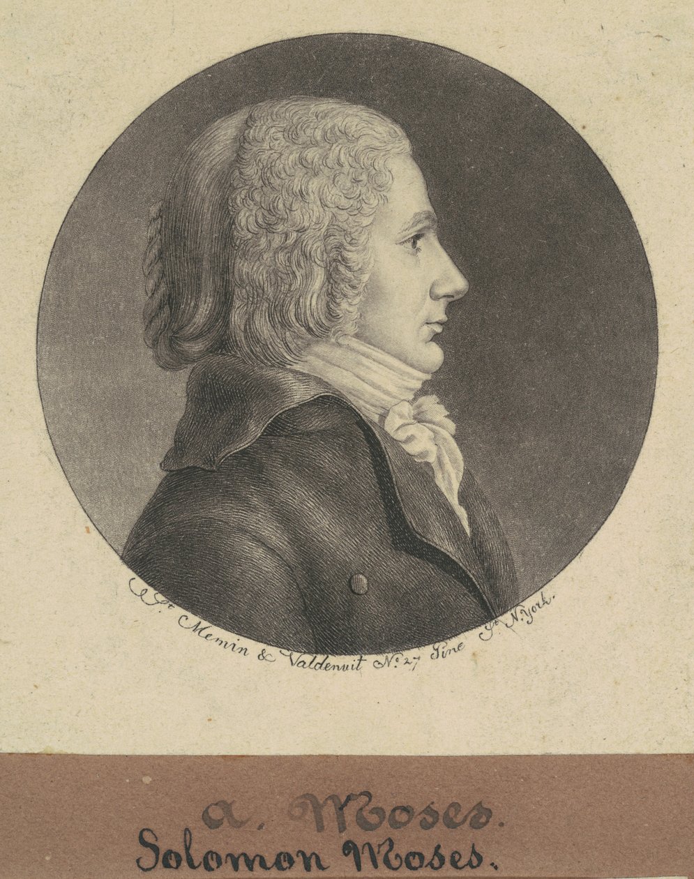 Salomo Moses av Charles B. J. Févret de Saint Mémin