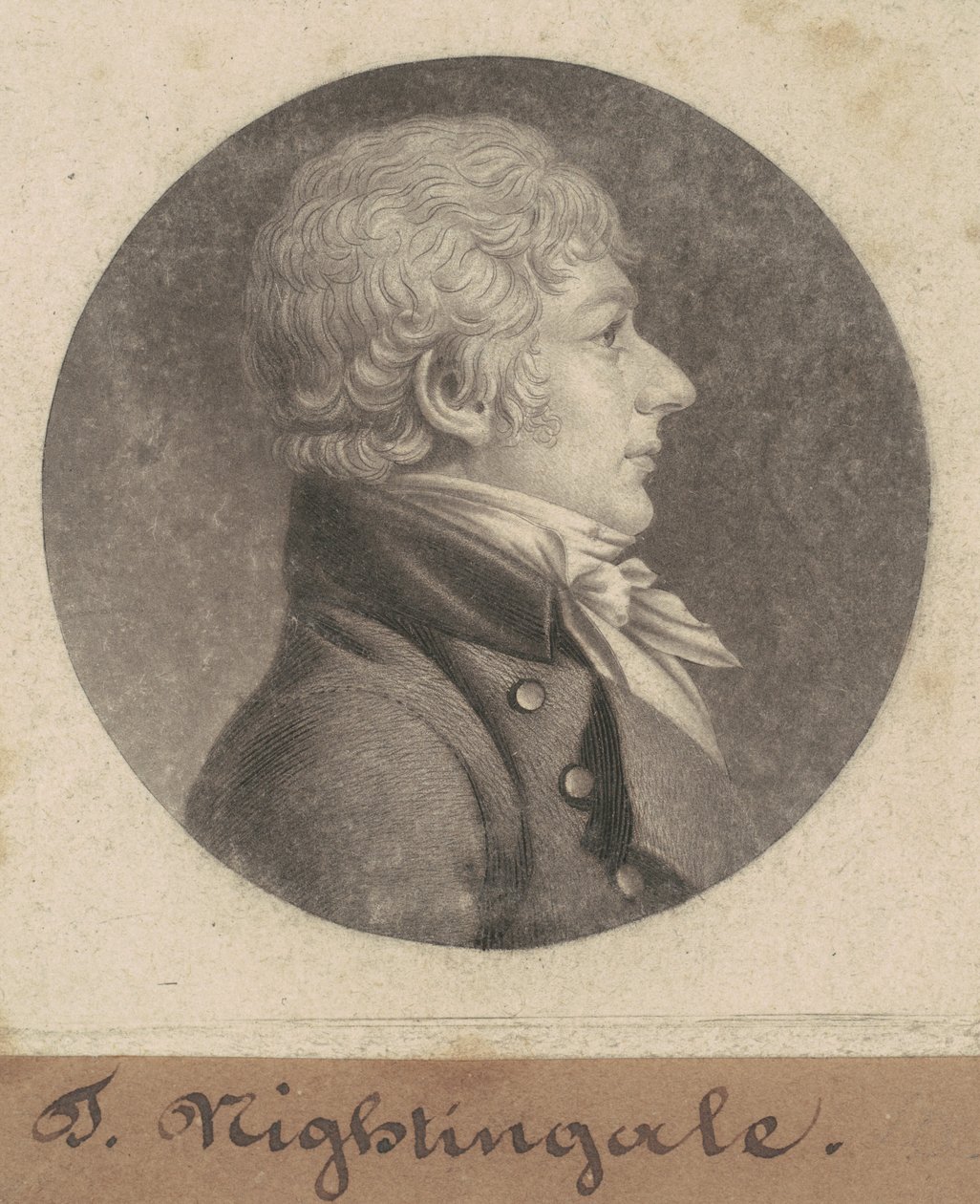 T. Nattergal av Charles B. J. Févret de Saint Mémin