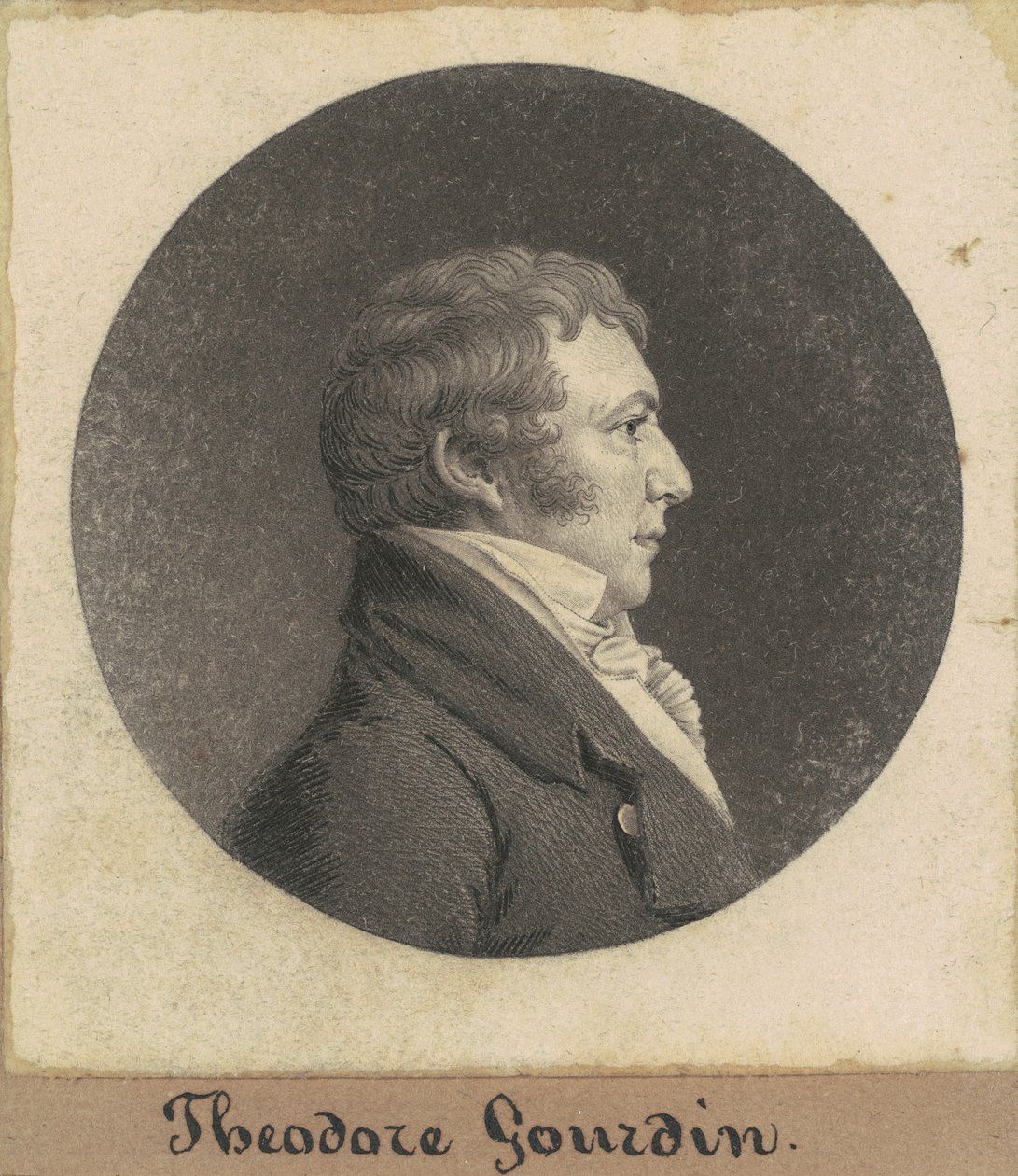 Theodore Gourdin av Charles B. J. Févret de Saint Mémin