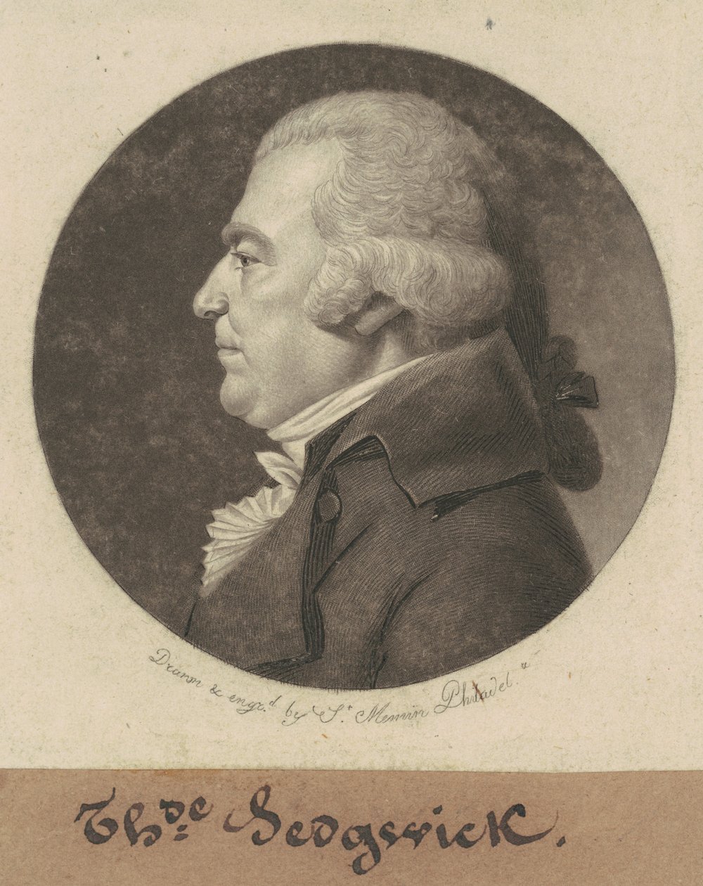 Theodore Sedgwick av Charles B. J. Févret de Saint Mémin
