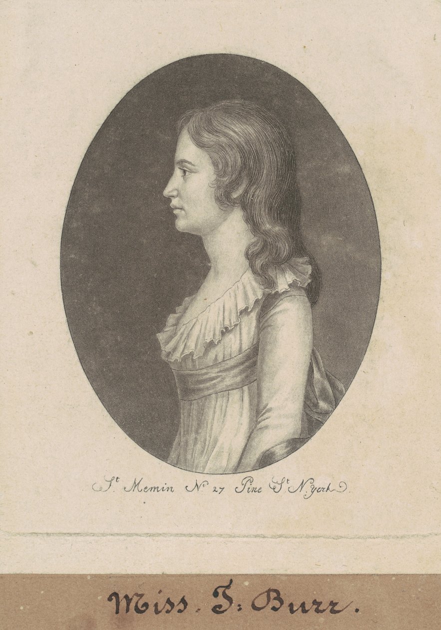 Theodosia Burr av Charles B. J. Févret de Saint Mémin