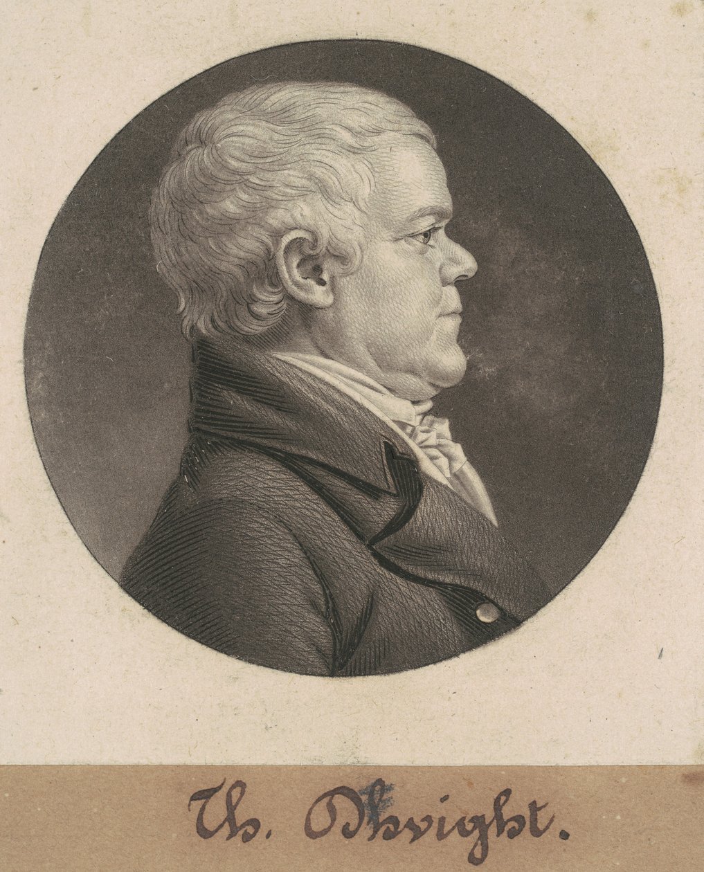 Thomas Dwight av Charles B. J. Févret de Saint Mémin