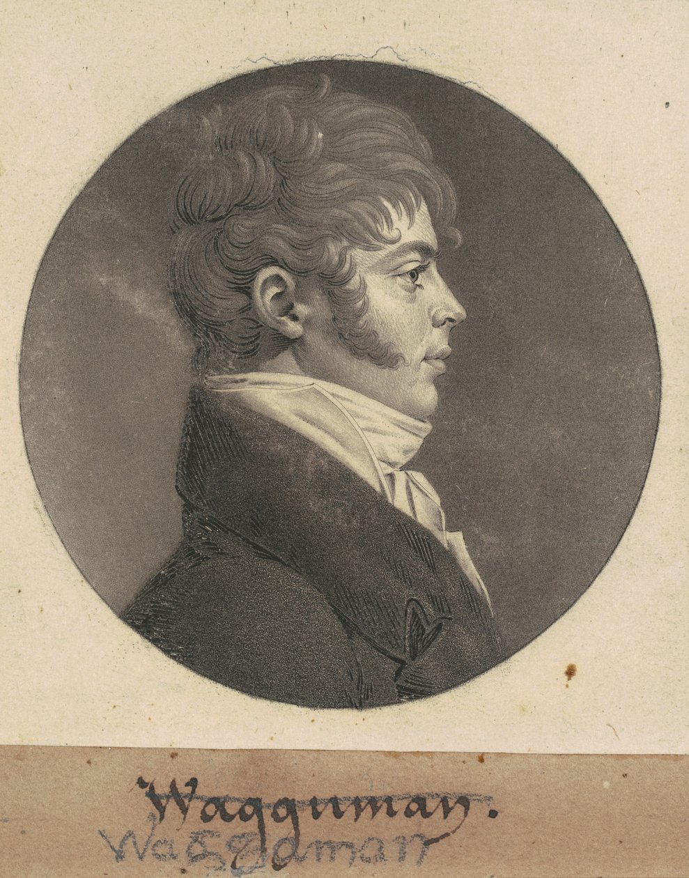 Thomas Ennalls Waggaman av Charles B. J. Févret de Saint Mémin