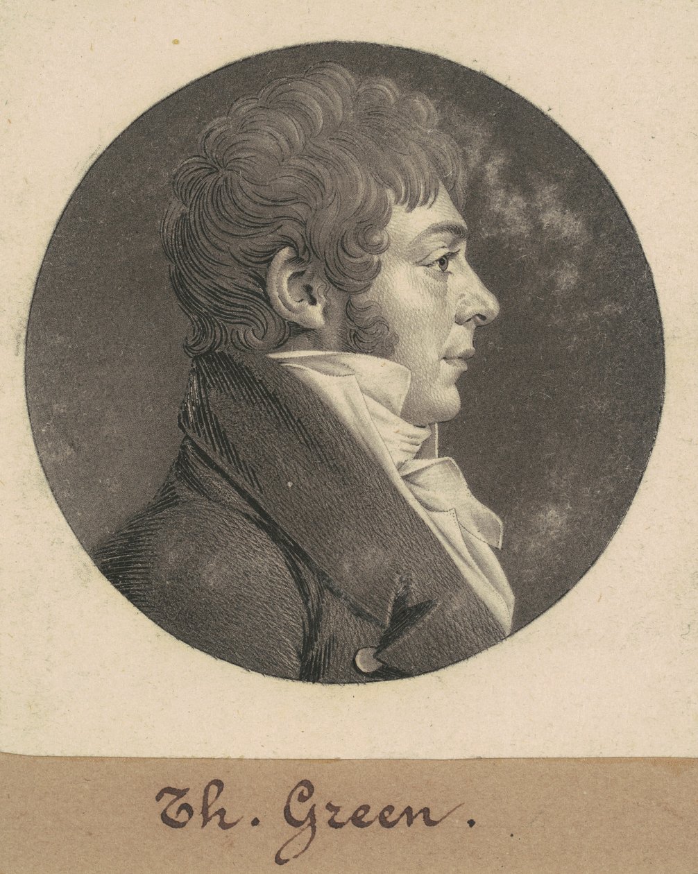Thomas Green av Charles B. J. Févret de Saint Mémin