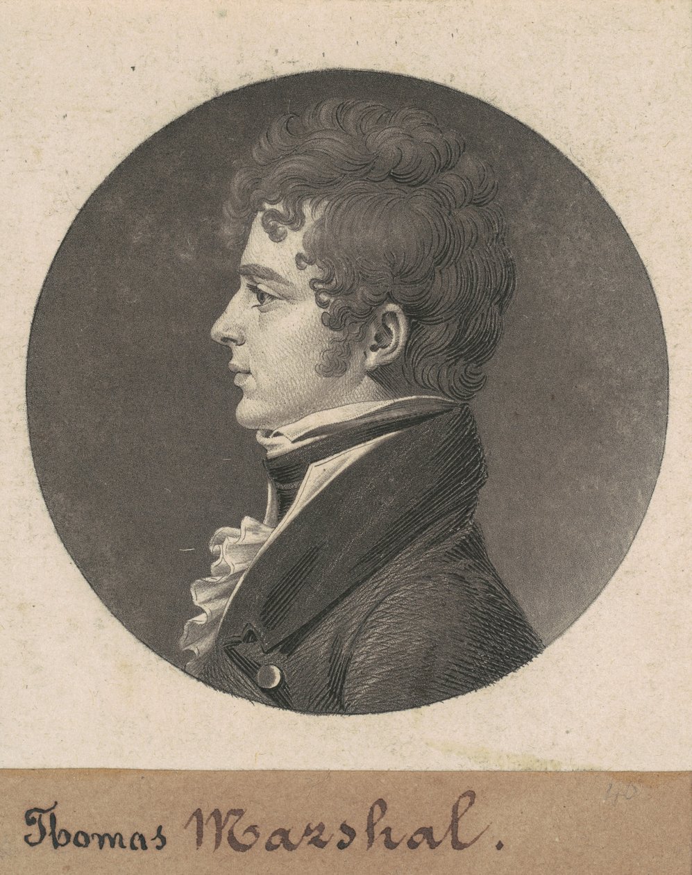 Thomas Marshall av Charles B. J. Févret de Saint Mémin