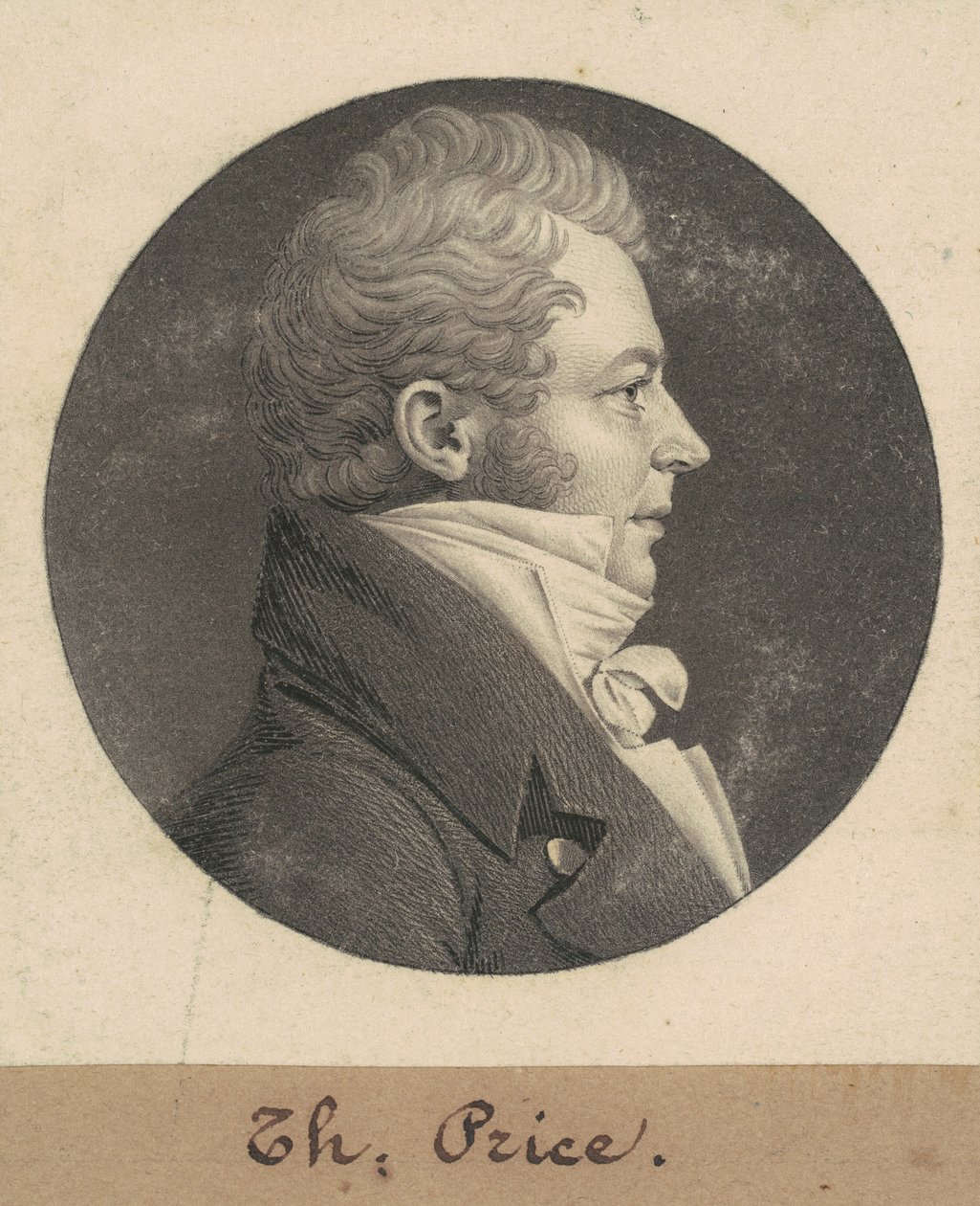 Thomas Price av Charles B. J. Févret de Saint Mémin
