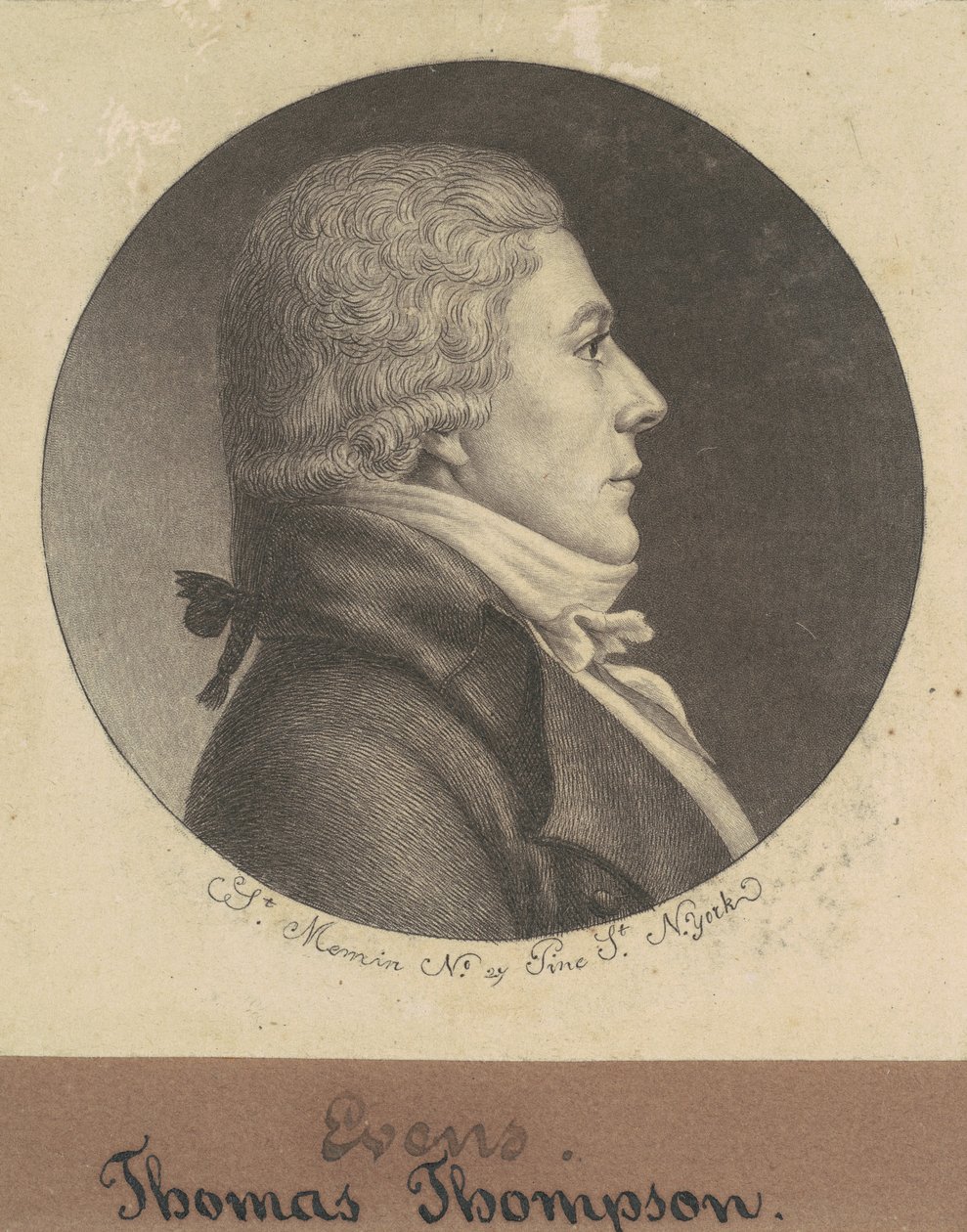 Thomas Thompson av Charles B. J. Févret de Saint Mémin