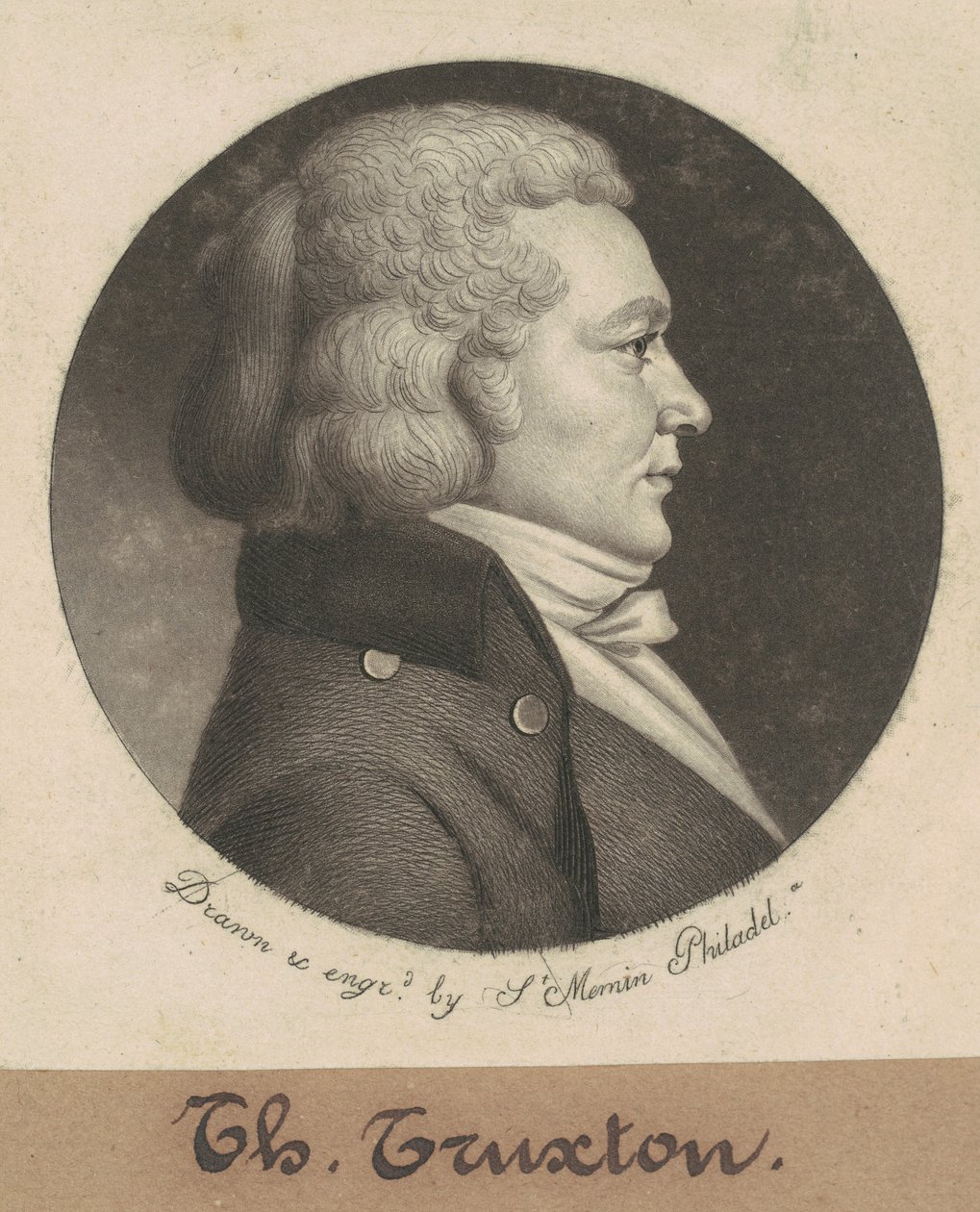 Thomas Truxtun av Charles B. J. Févret de Saint Mémin