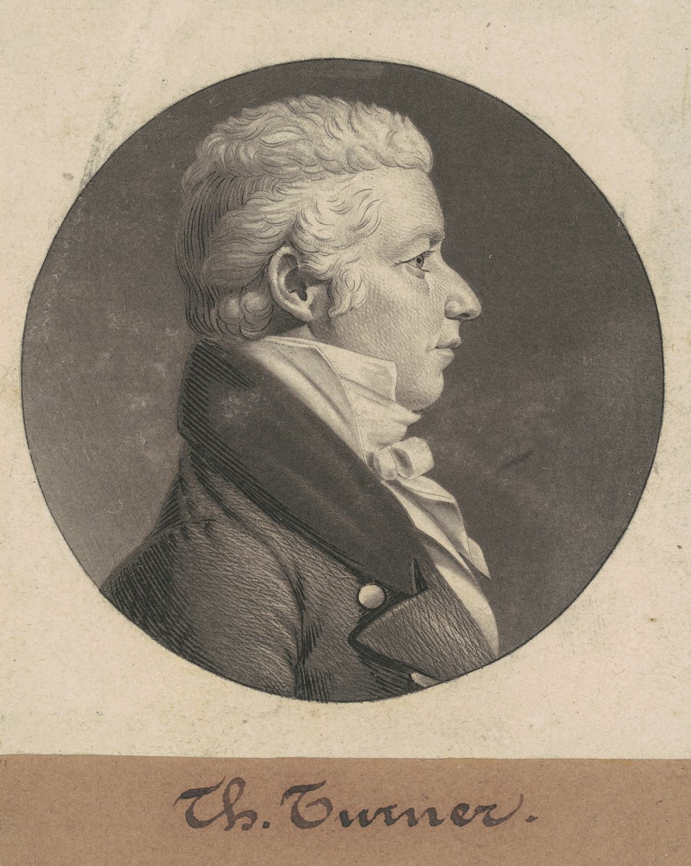 Thomas Turner av Charles B. J. Févret de Saint Mémin