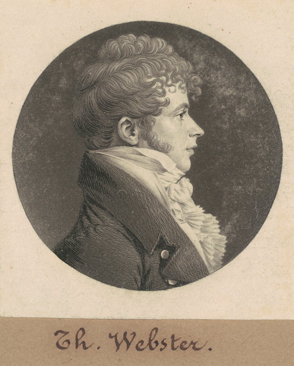 Thomas Webster av Charles B. J. Févret de Saint Mémin