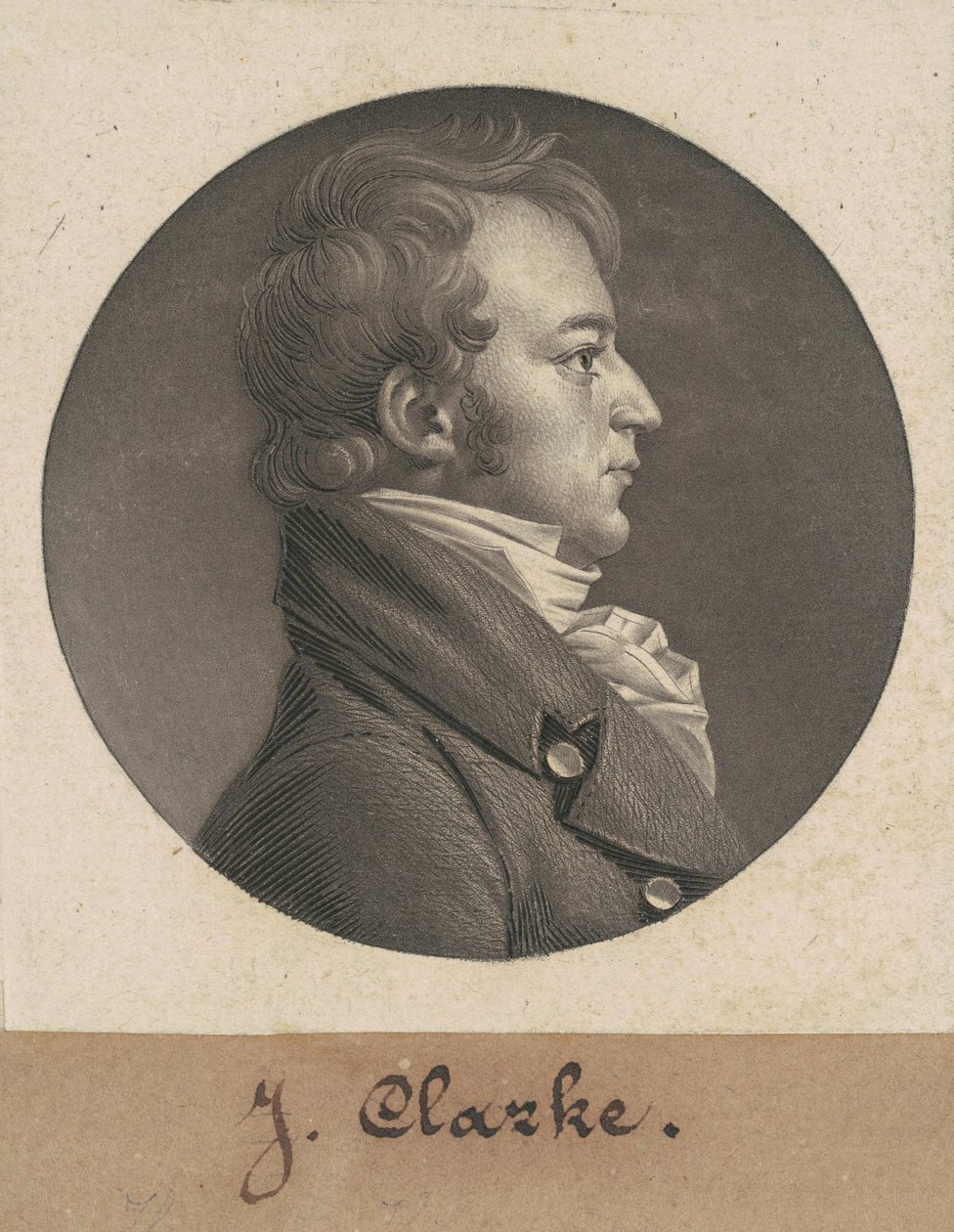 Thomas Weston Thompson av Charles B. J. Févret de Saint Mémin