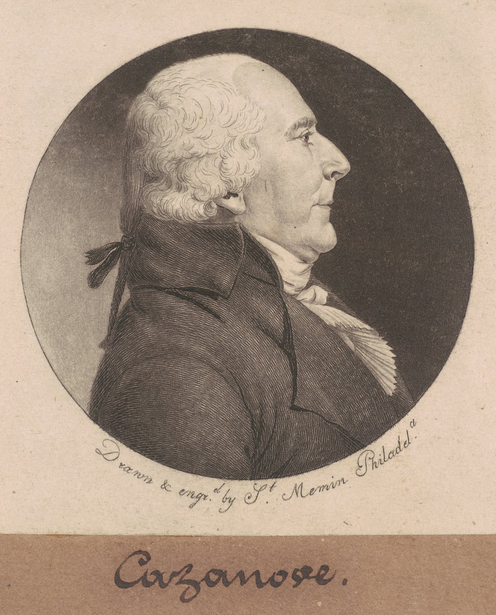 Théophile Cazanove av Charles B. J. Févret de Saint Mémin
