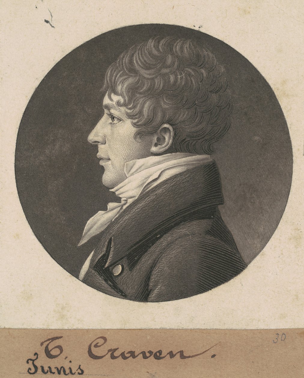 Tunisisk Craven av Charles B. J. Févret de Saint Mémin