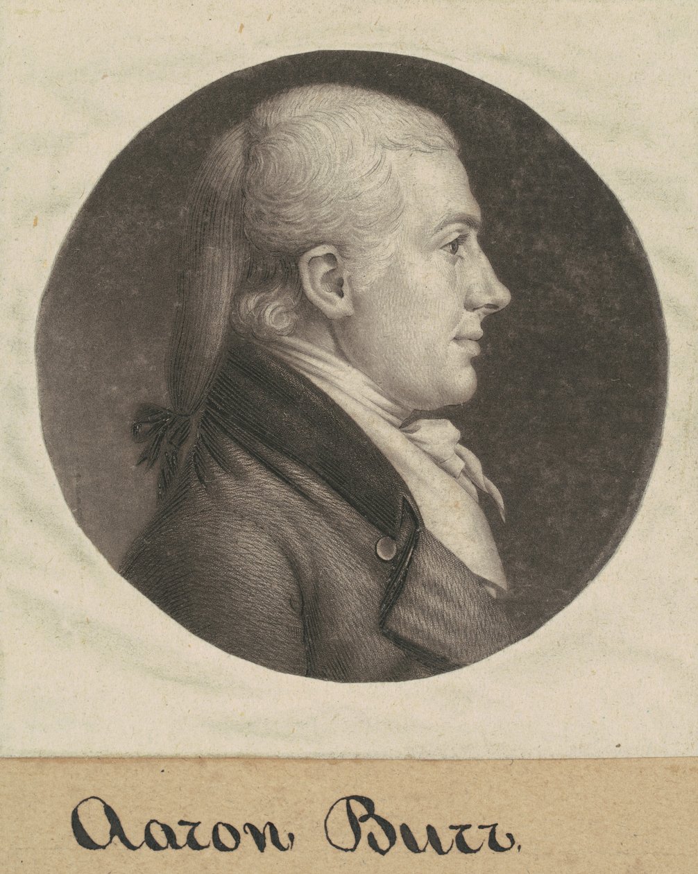 Uidentifisert mann av Charles B. J. Févret de Saint Mémin