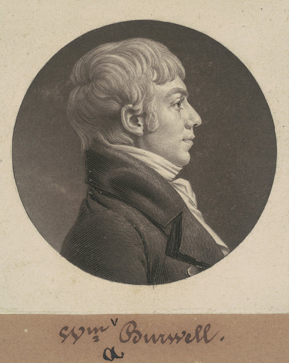 William Armistead Burwell av Charles B. J. Févret de Saint Mémin