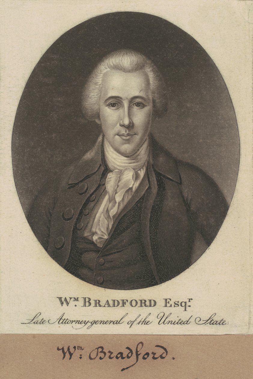 William Bradford av Charles B. J. Févret de Saint Mémin