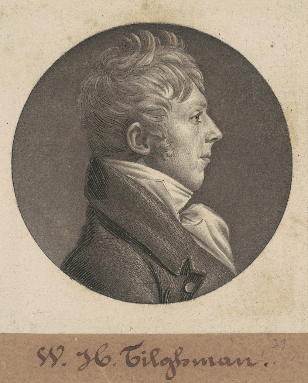 William Helmsley Tilghman av Charles B. J. Févret de Saint Mémin
