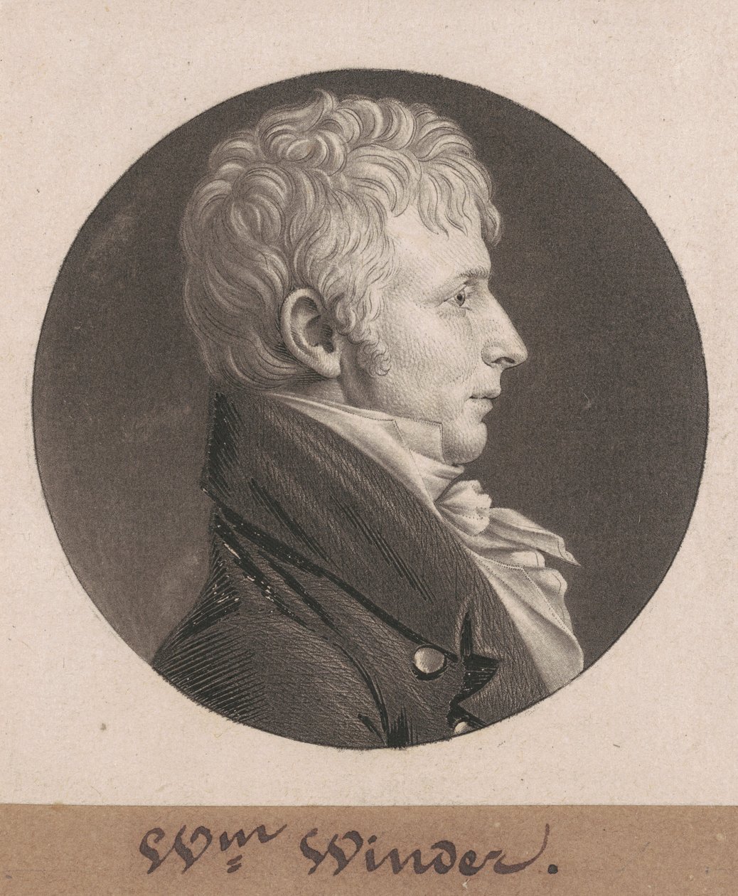 William Henry Winder av Charles B. J. Févret de Saint Mémin