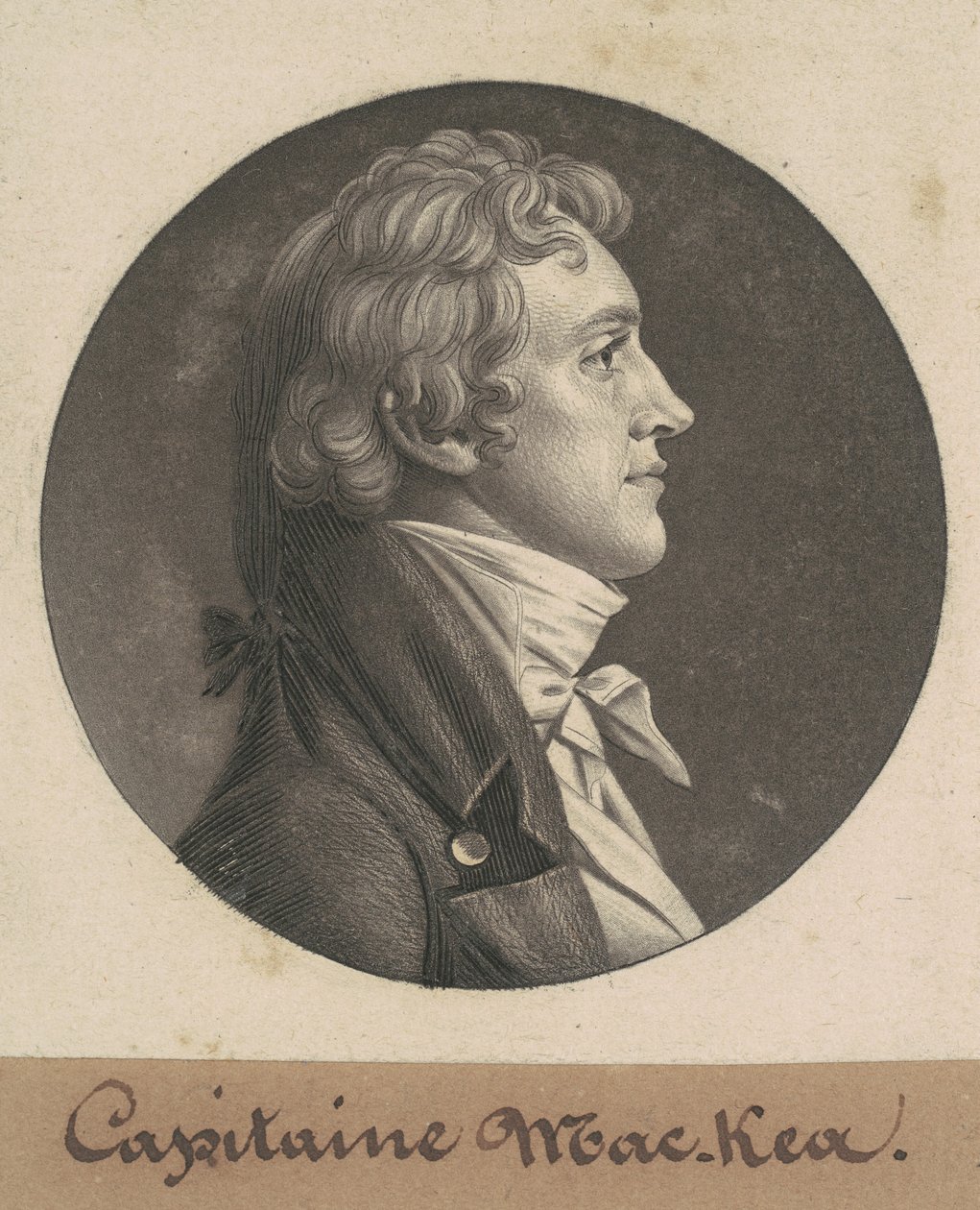 William McRea av Charles B. J. Févret de Saint Mémin