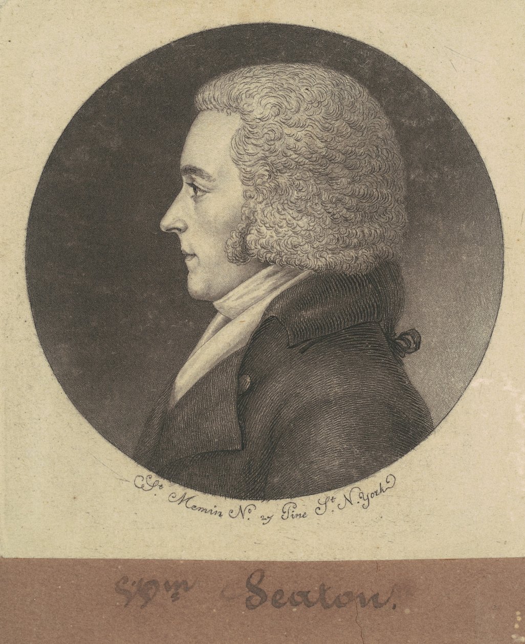 William Seton av Charles B. J. Févret de Saint Mémin